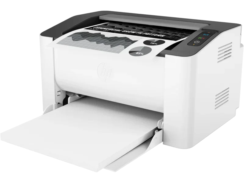 HP Laser 107w Wireless Black and White Laser Printer 4ZB78A - eBuy UAE